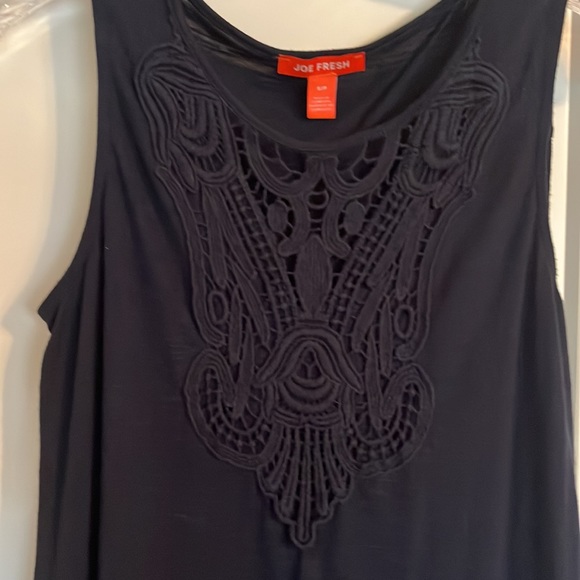 Navy Swing Dress - Picture 2 of 4